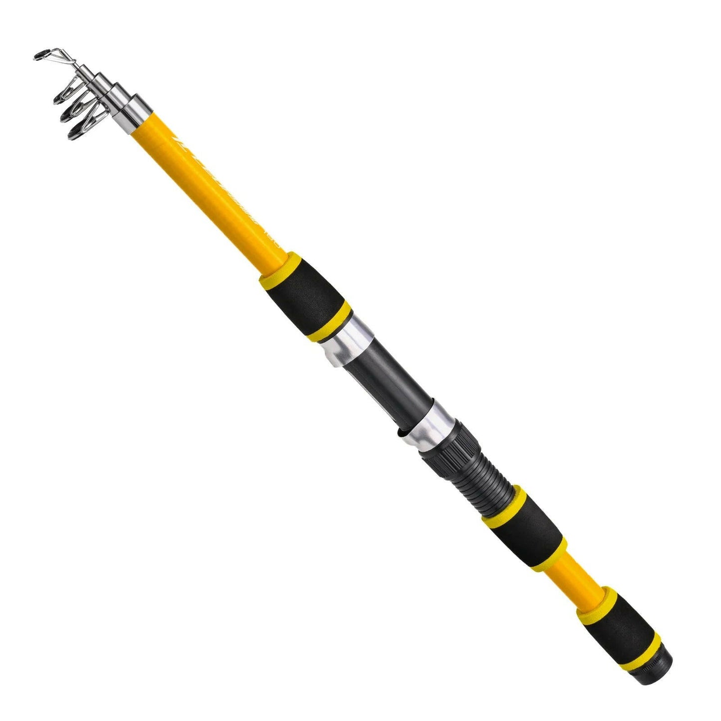 Ultimate 68 Inch Portable Fiberglass Spinning Fishing Rod & Reel Combo for Youth and Adults.