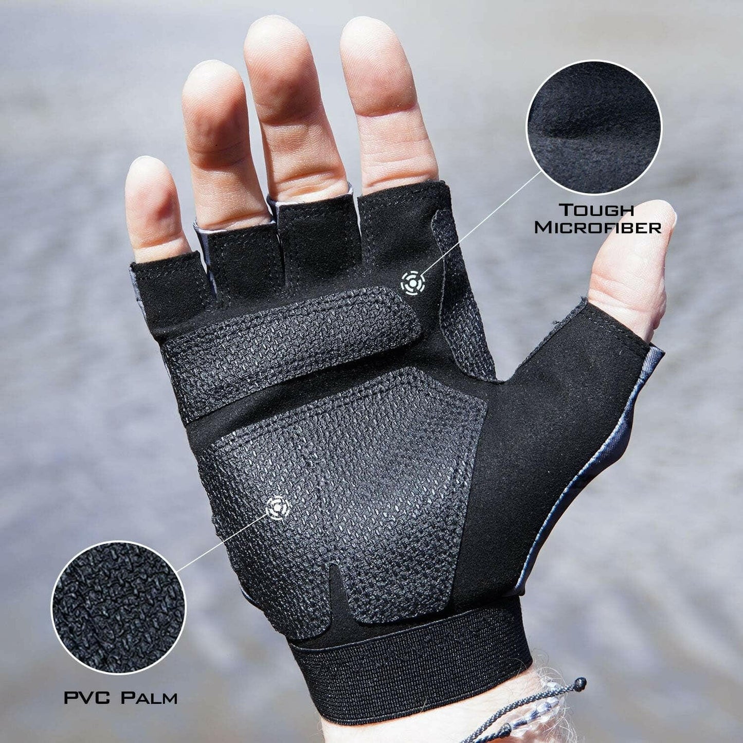 Gill Raker UPF50+ UV Protection Fishing Gloves for Men & Women - Ideal for Outdoor Activities like Kayaking, Sailing, Hiking & Biking
