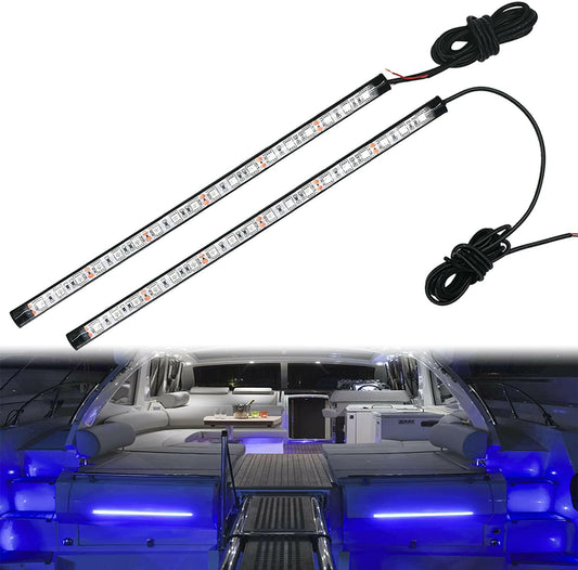 Brighten Your Night Adventures with IP67 Waterproof LED Pontoon Boat Lights - Perfect for Fishing, Yachts, Bass Boats & Jet Skis (Blue, 3.5W).