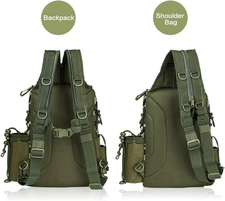 Ultimate Outdoor Tackle Bag - Spacious Water-Resistant Fishing Backpack for Adventurers.