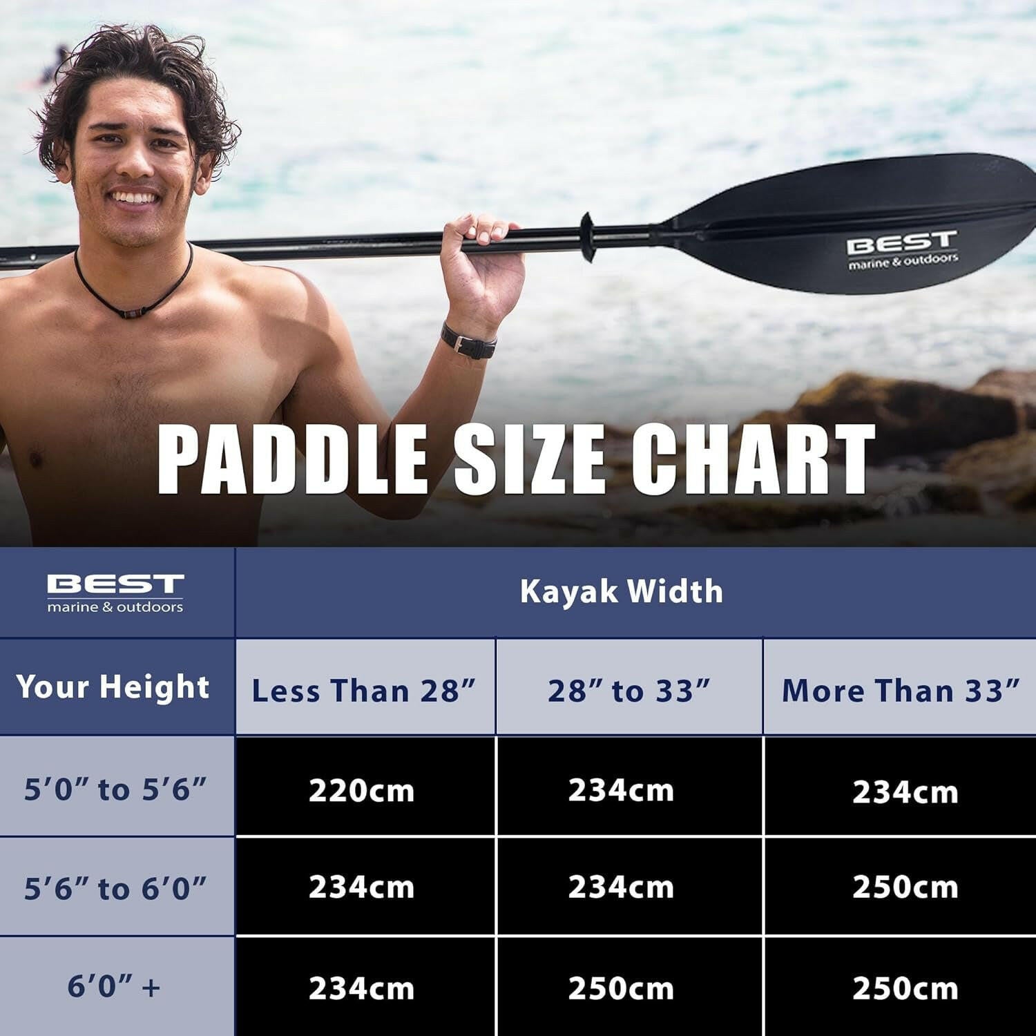 Lightweight Carbon Fiber Kayak Paddles - Perfect for Your Next Adventure! 🛶✨ Available in 220cm, 234cm, and 250cm!