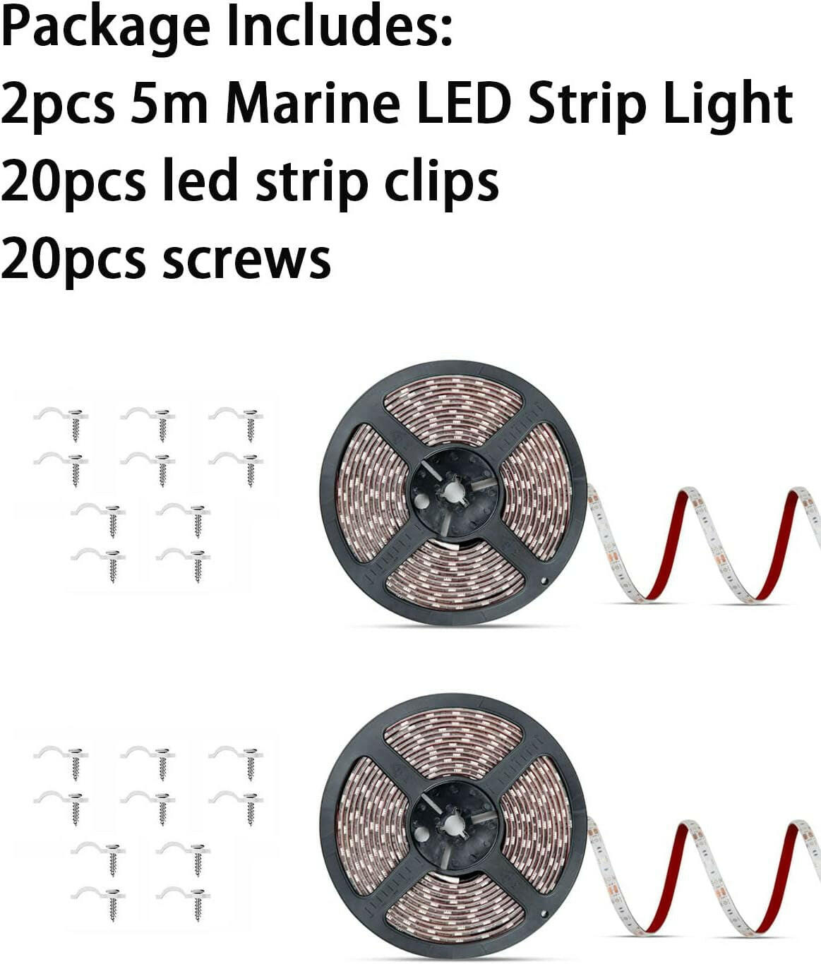 Transform Your Boat with Marine LED Strip Lights - Perfect for Night Fishing Adventures! 🌊✨💙🚤.