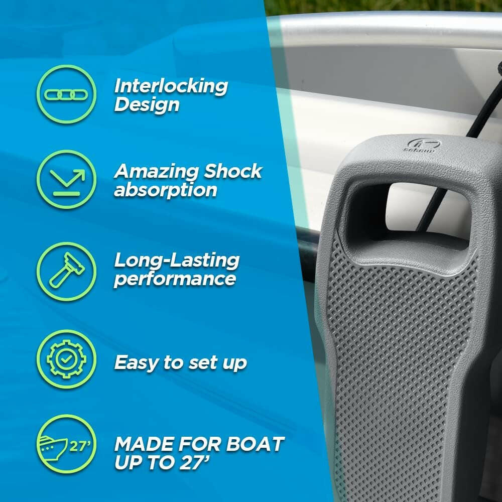 Ultimate Portable Boat Fenders - Essential Protection for Fishing, Pontoons, PWCs, and Jet Skis! 🛥️💦.