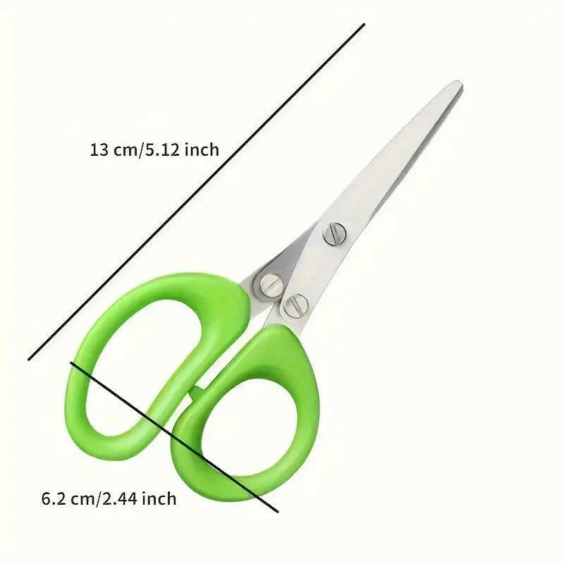 Five-Layer Vegetable Cutting Scissors.