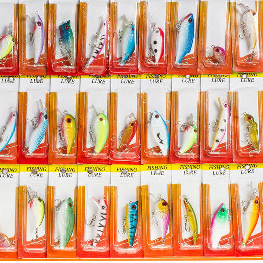 Ultimate Fishing Tackle Set: 30 Premium Lures, Crankbaits, and Hooks for Every Angler