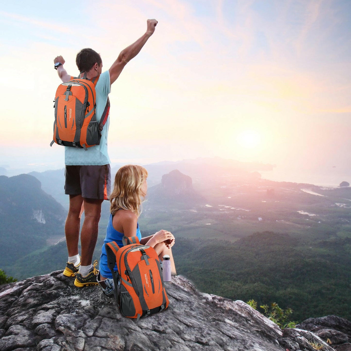 36L Waterproof Outdoor Backpack for Travel and Day Trips