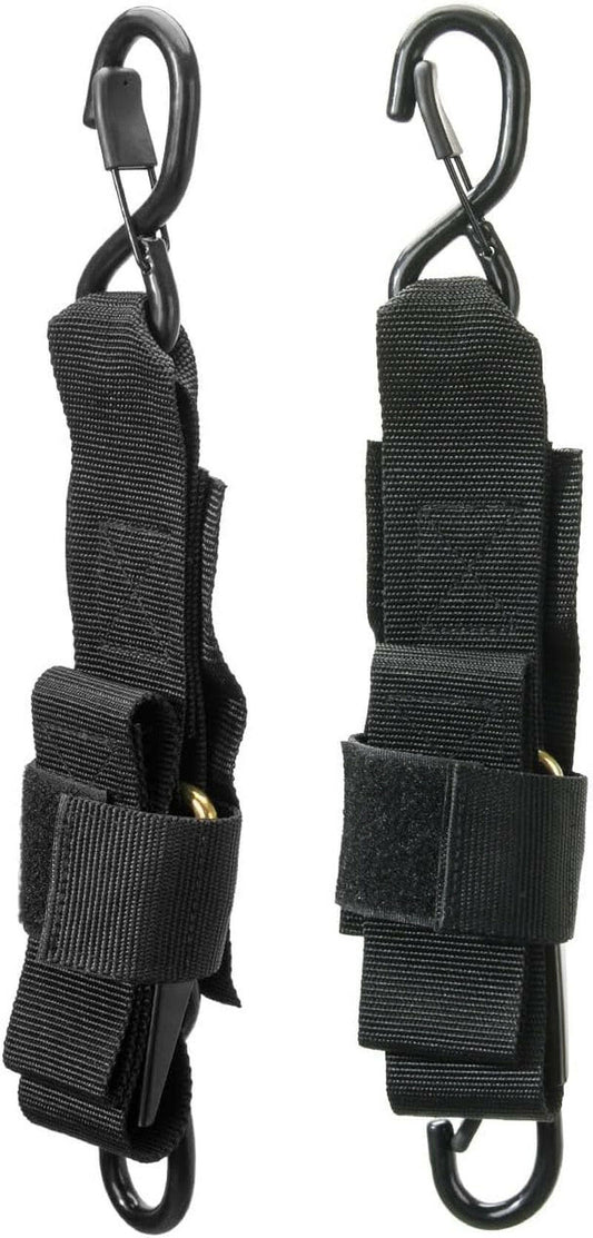 Premium Adjustable Boat Trailer Tie Down Straps for Yamaha Watercraft - 2" x 24" Transom Straps with Hooks for Secure Trailing & Jet Ski Transport - Replaces SBT-TRNSM-TD-08 (1 Pair).