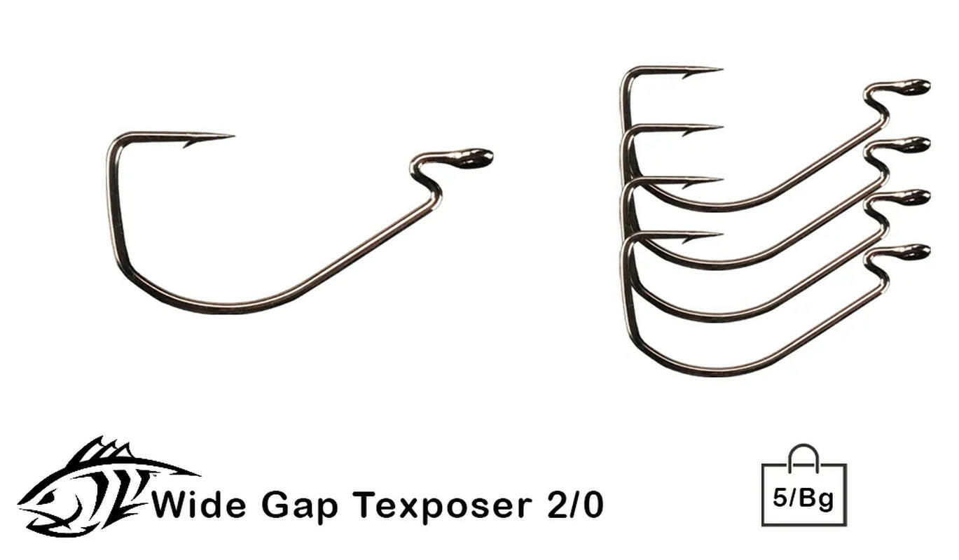 Wide Gap Texposer Hook - Perfect for Anglers Seeking Superior Bait Presentation.