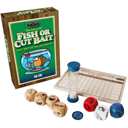 Get Hooked on Fun with the Front Porch Classic Fish or Cut Bait Dice Game! Perfect for Ages 8+! 🎲🐟