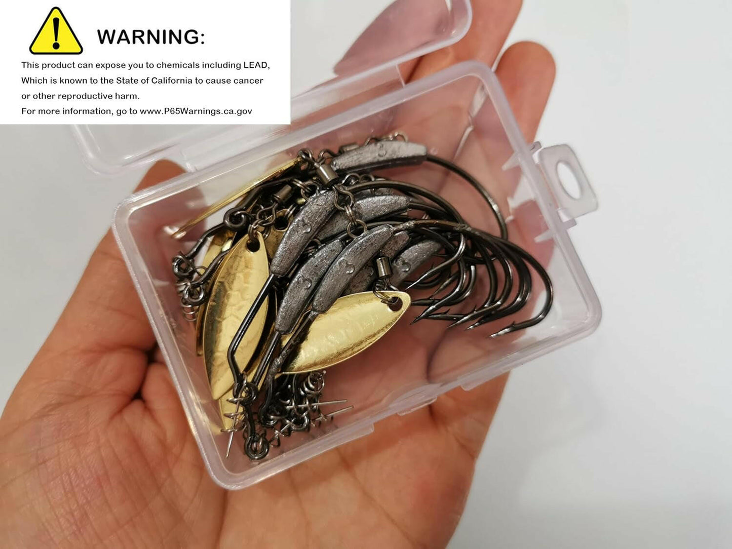 Premium 10-Pack Weighted Twist Lock Fishing Hooks - Superline Spring Hook for Ultimate Bait Control (3.5G & 6.5G).