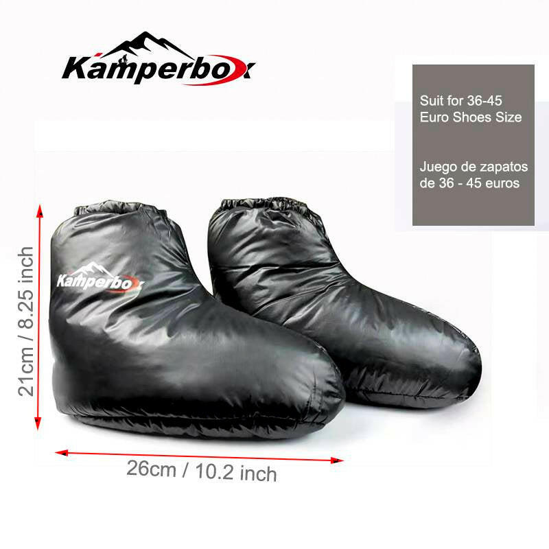 Kamperbox Down Socks and Boots for Camping and Sleeping Bags