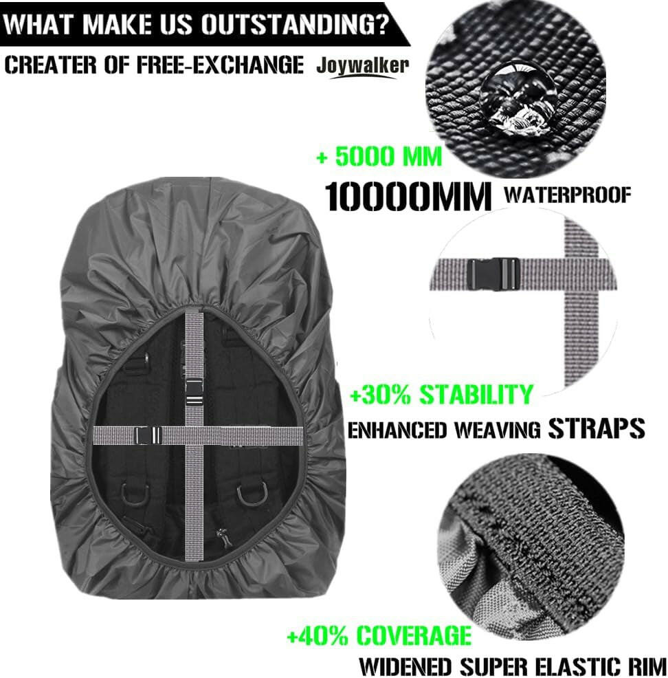 Ultimate Waterproof Backpack Rain Cover - 10000mm Protection & Anti-Slip Straps for Hiking, Camping & Travel! Stay Dry on Every Adventure! 🌧️🏕️🎒.