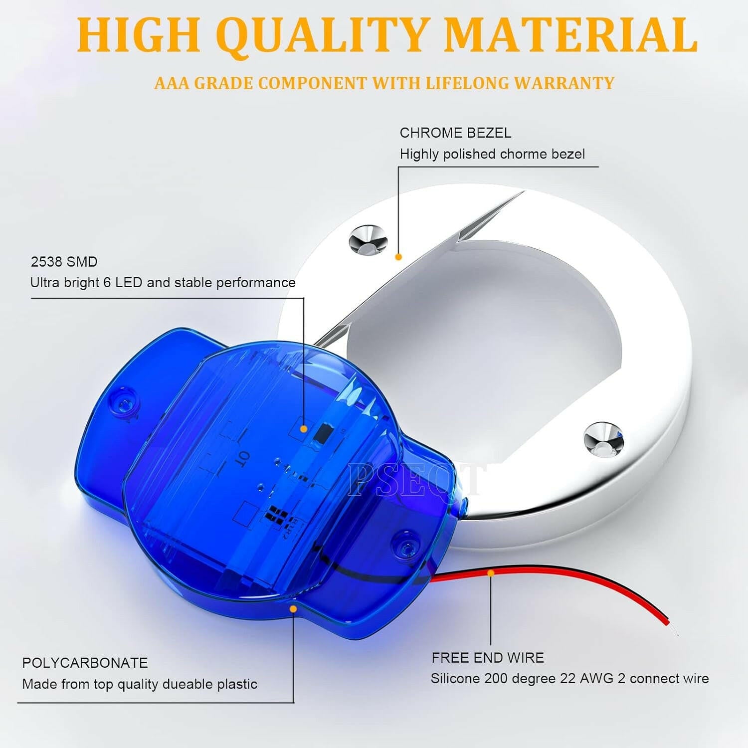 Illuminate Your Night Fishing with Waterproof 4Pc Marine Blue LED Boat Deck Lights – Perfect for Pontoon Adventures! 🌊💡.