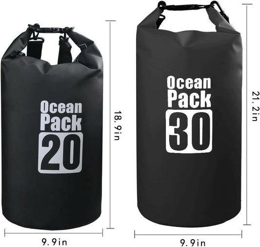 Stay Dry on Your Adventures! 🌊💧 Check Out Our Waterproof Dry Sacks in Multiple Sizes for All Your Outdoor Activities! 🏕️🚣‍♂️🎣.