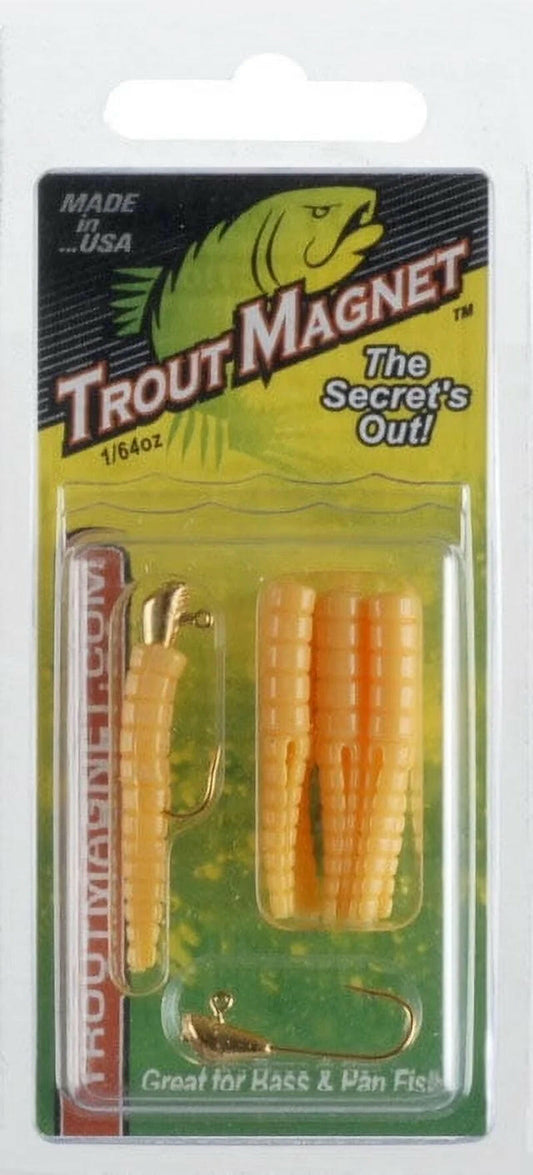 Trout Magnet Salmon Fix Softbait and Float Combo, Gold.