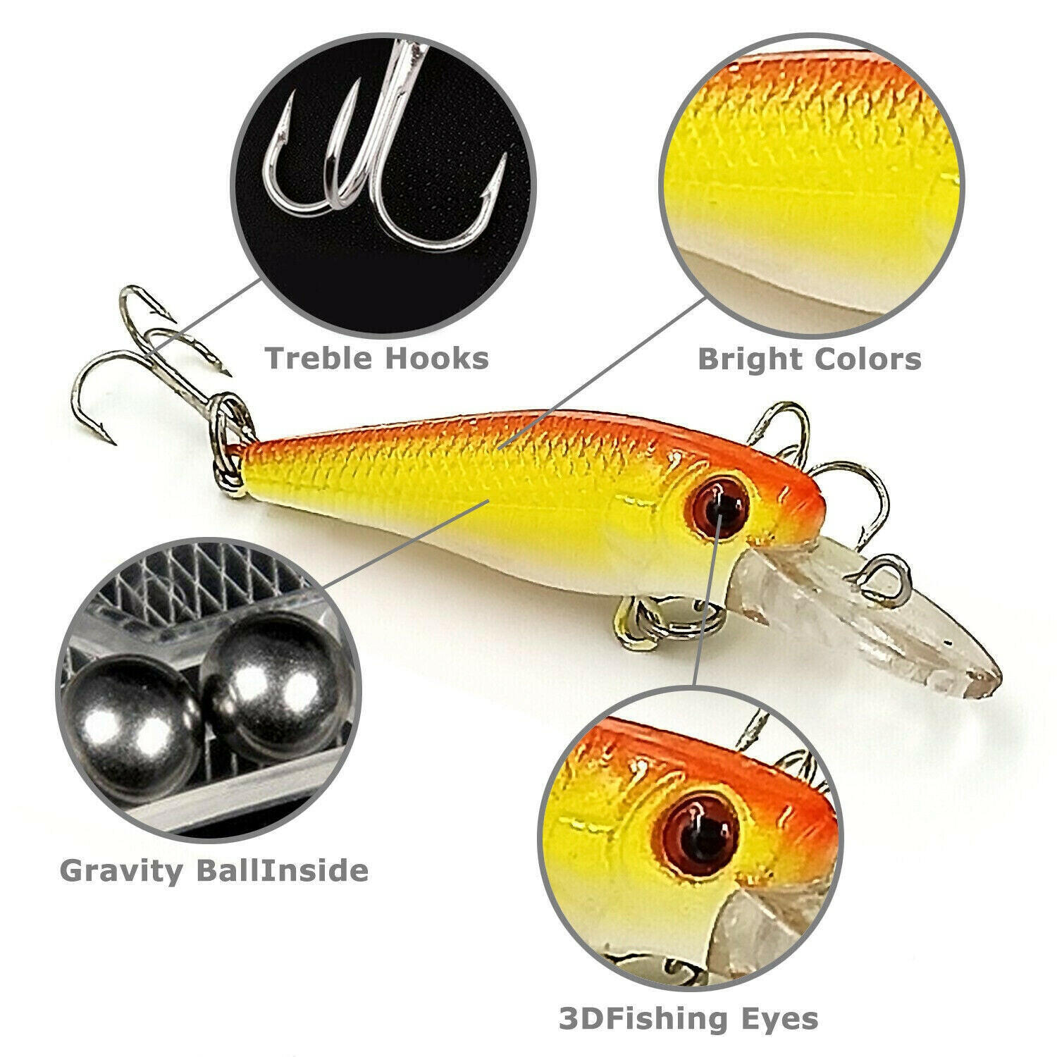 Ultimate Fishing Tackle Set: 30 Premium Lures, Crankbaits, and Hooks for Every Angler