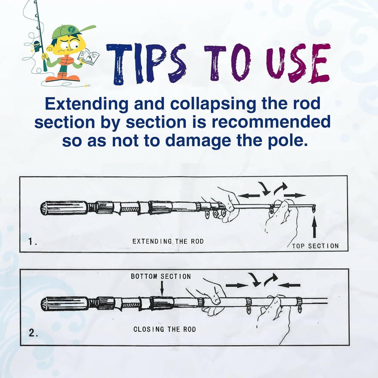 Ultimate Kids Fishing Pole Set - Portable Telescopic Rod & Reel Combo with Tackle Box & Net - Perfect for Boys & Girls!.