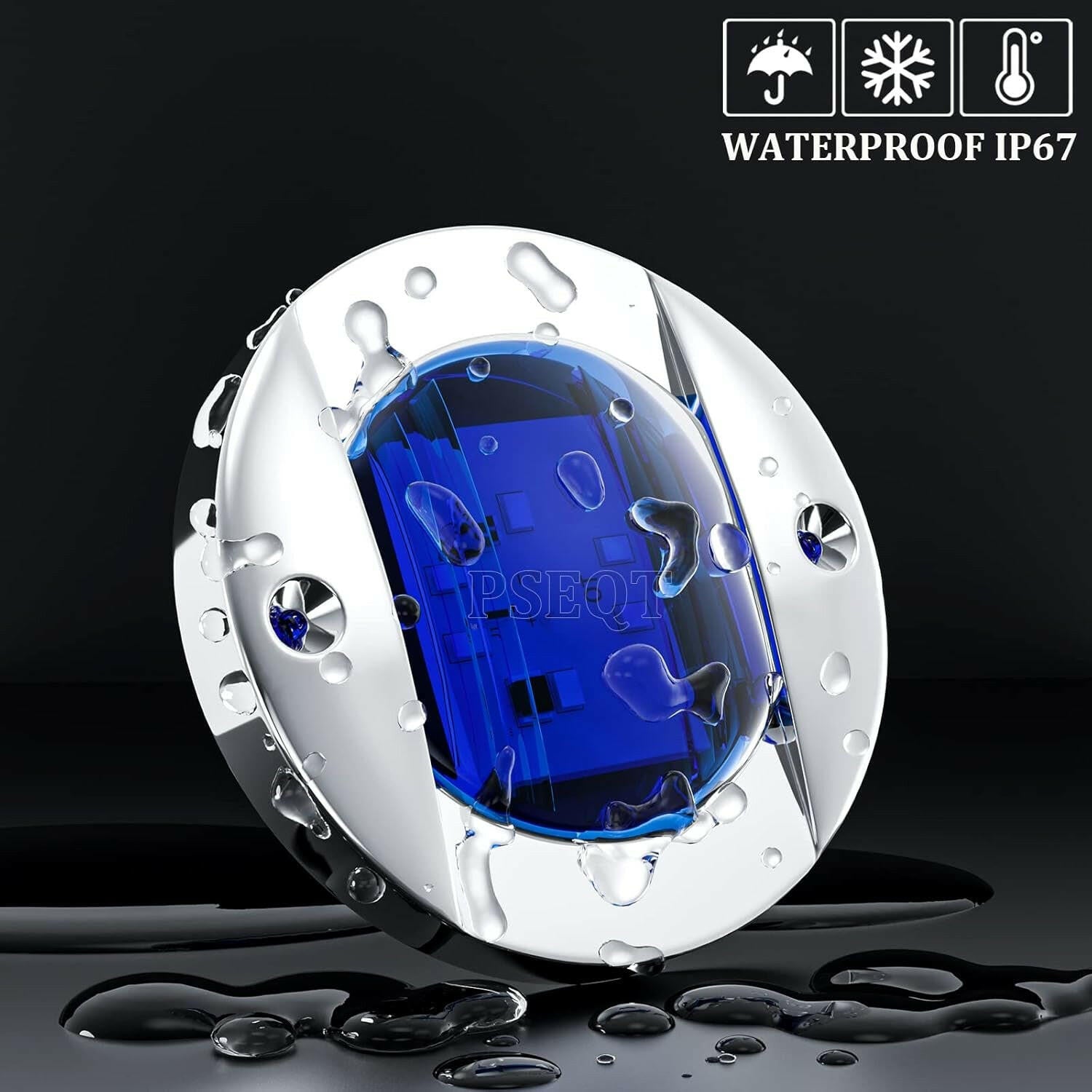 Illuminate Your Night Fishing with Waterproof 4Pc Marine Blue LED Boat Deck Lights – Perfect for Pontoon Adventures! 🌊💡.