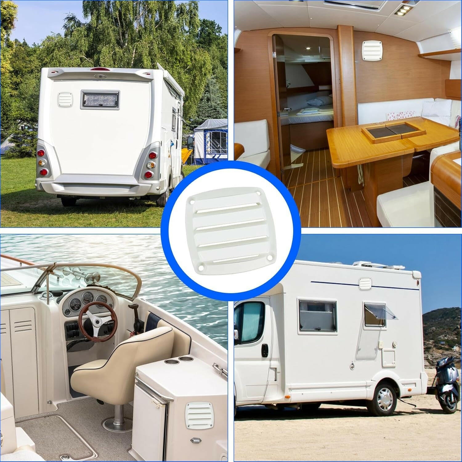 Breathe Easy on Your Boat! 🌊🚤 Grab Our 2 or 4 Pack of 3-Inch Nylon Louvered Marine Vents - Perfect for Yachts, RVs, and More! 🛥️✨ #MarineVent #BoatLife.