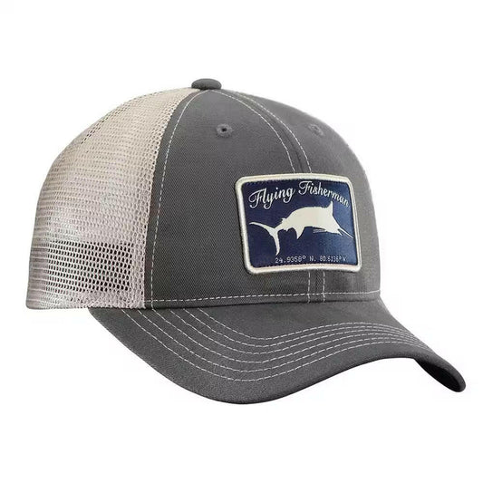 Marlin Trucker Hat in Graphite and Stone