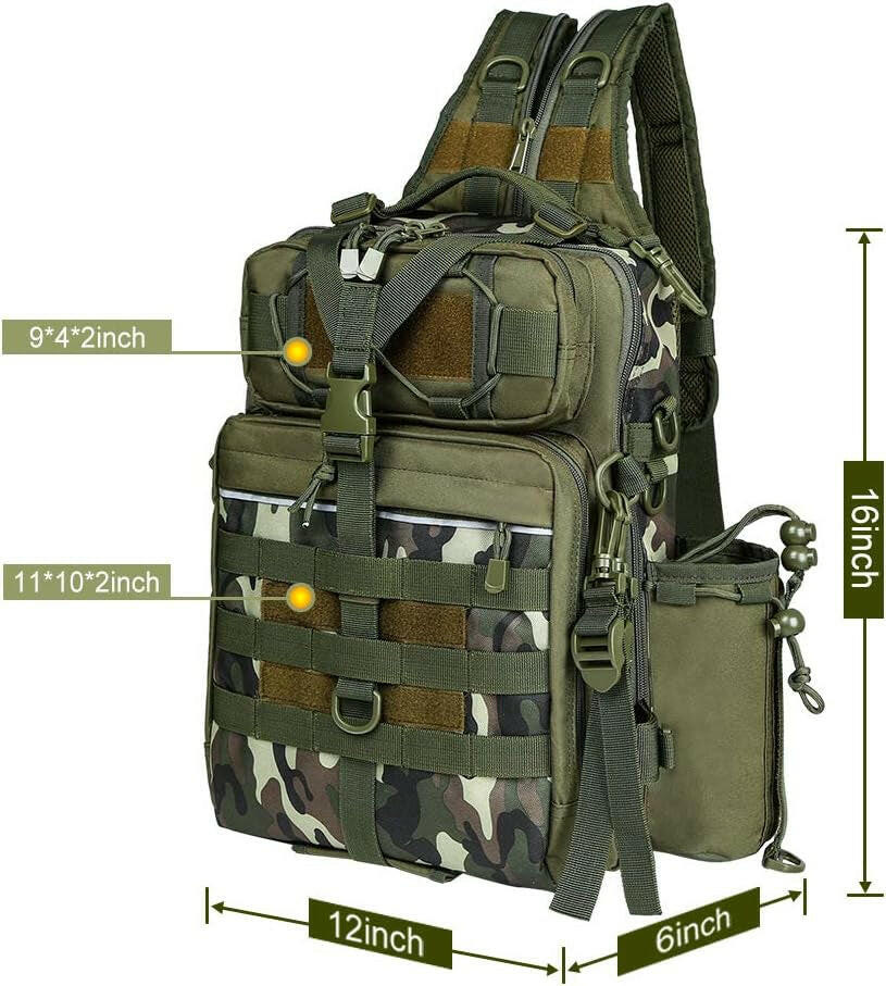 Ultimate Outdoor Tackle Bag - Spacious Water-Resistant Fishing Backpack for Adventurers.