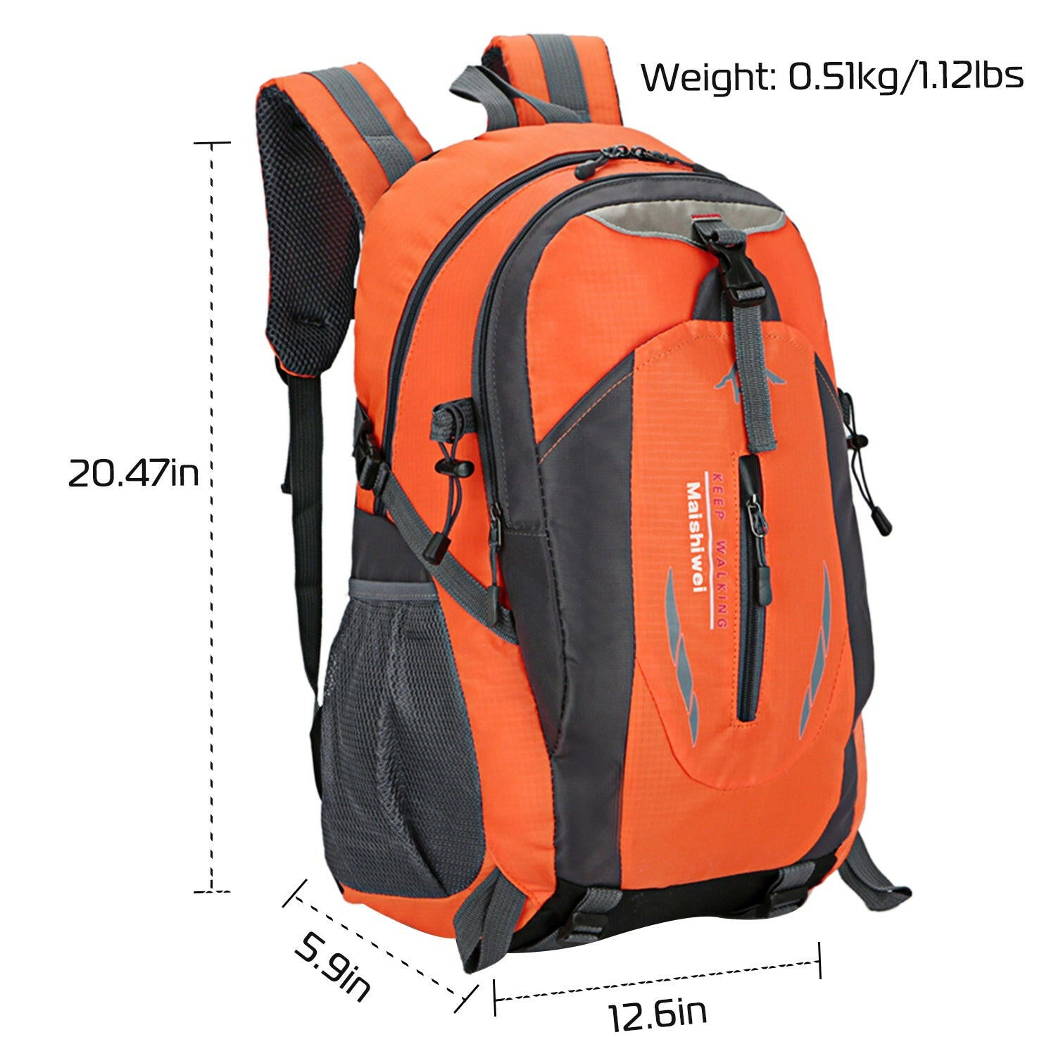 36L Waterproof Outdoor Backpack for Travel and Day Trips