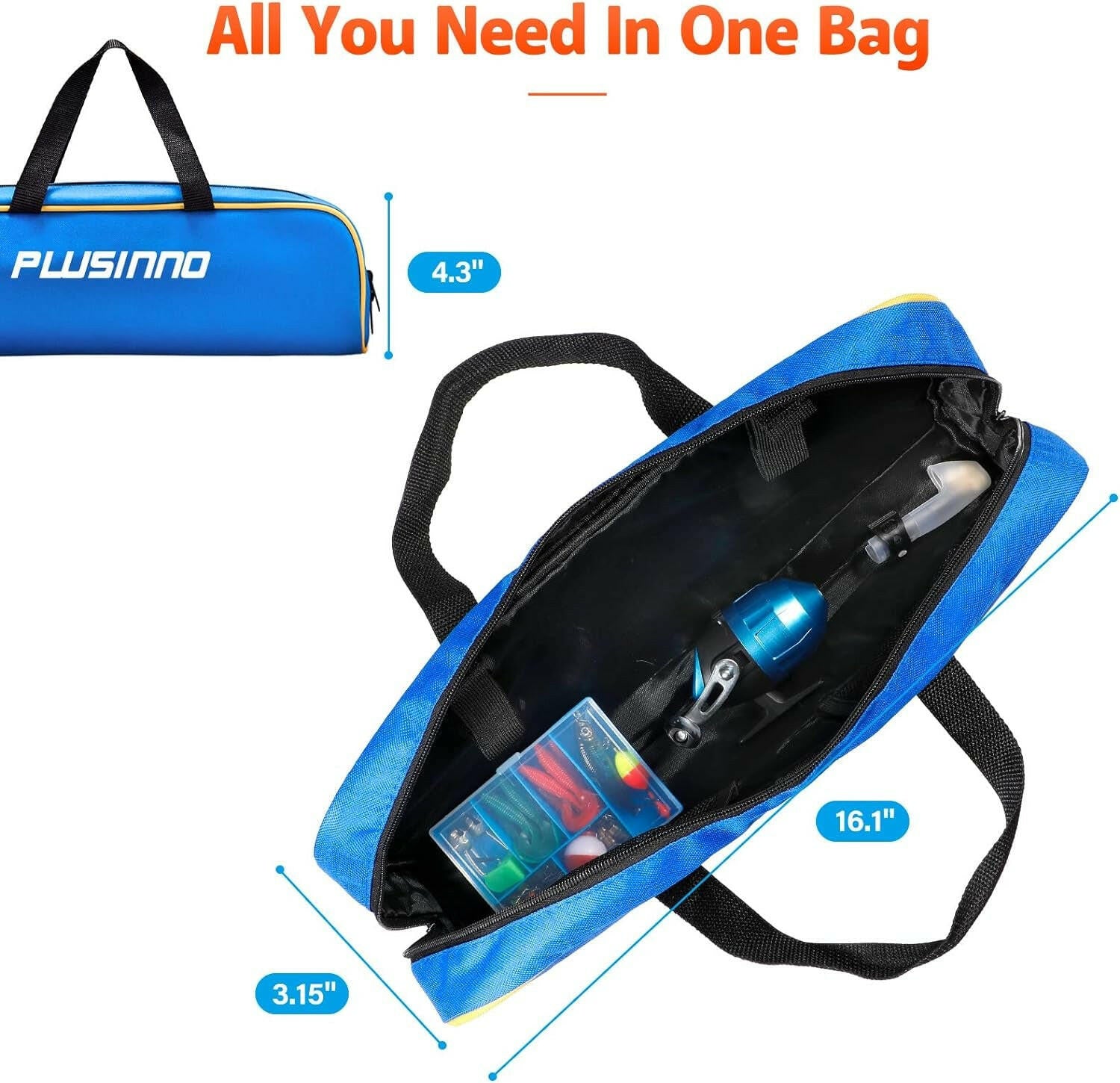 Ultimate Kids Fishing Pole Combo - Telescopic Spincast Rod Set for Boys, Girls, and Adults!.