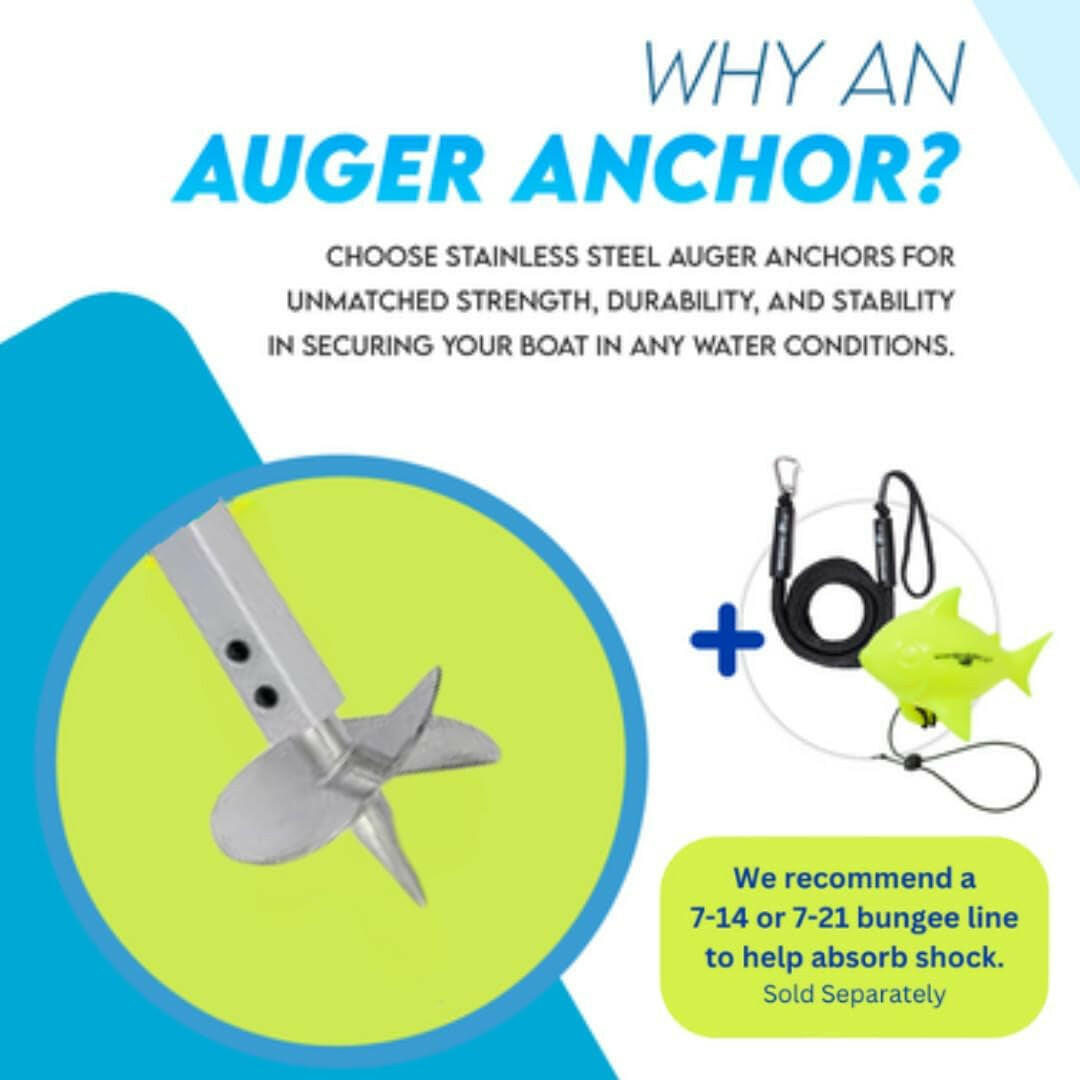 Elevate Your Boating Experience with the Ultimate Stainless Steel Anchor – Ideal for Pontoon Adventures! 🌊⚓️.