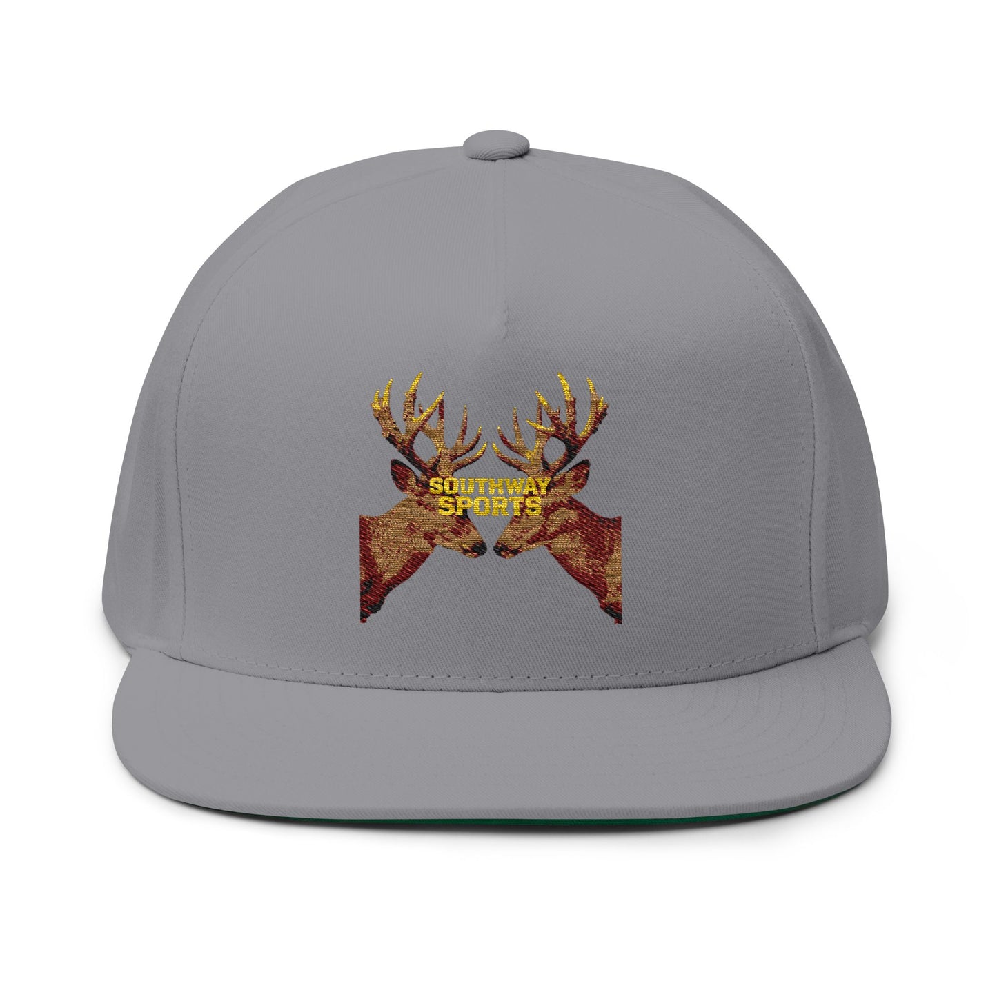 FLATBIL Cap with Whitetail Deer Design