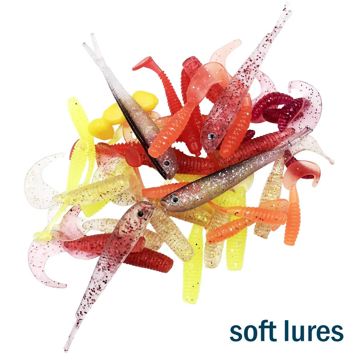 Catch the Big One! 🎣🎉 300-Piece Fishing Lures Kit with Tackle Box - Perfect for Bass, Trout & Walleye Adventures! 🐟✨.