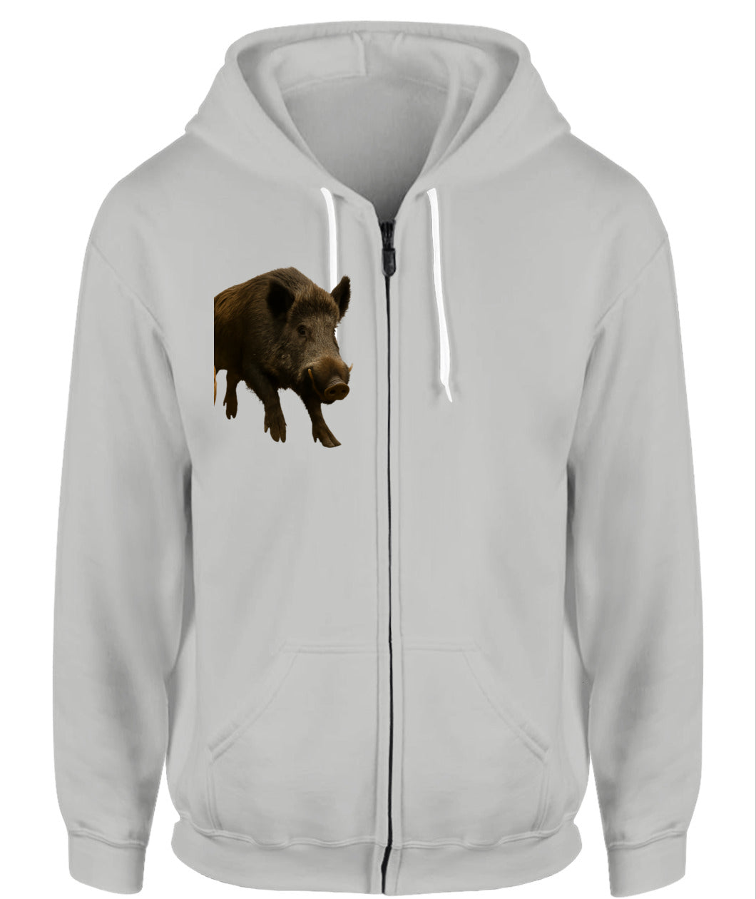WILD HOG  Unisex Zip Hoodie