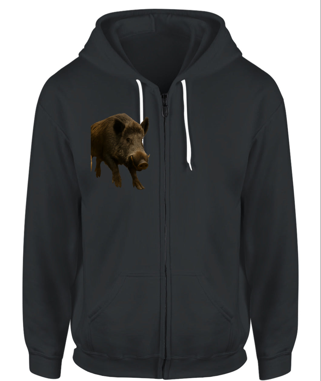 WILD HOG  Unisex Zip Hoodie