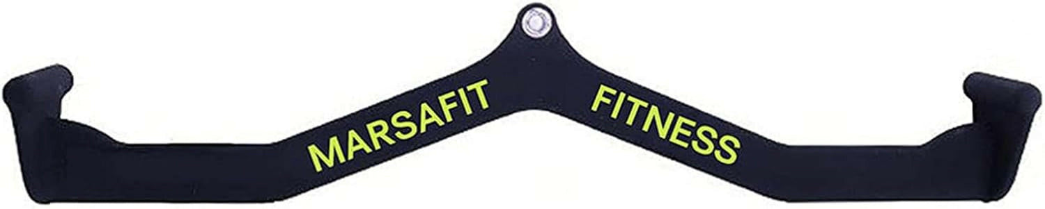 Ultimate Home Gym Cable Machine Attachments - Versatile T-Bar, V-Bar, and Pulley Handles for Bicep, Tricep, and Back Strength Training.