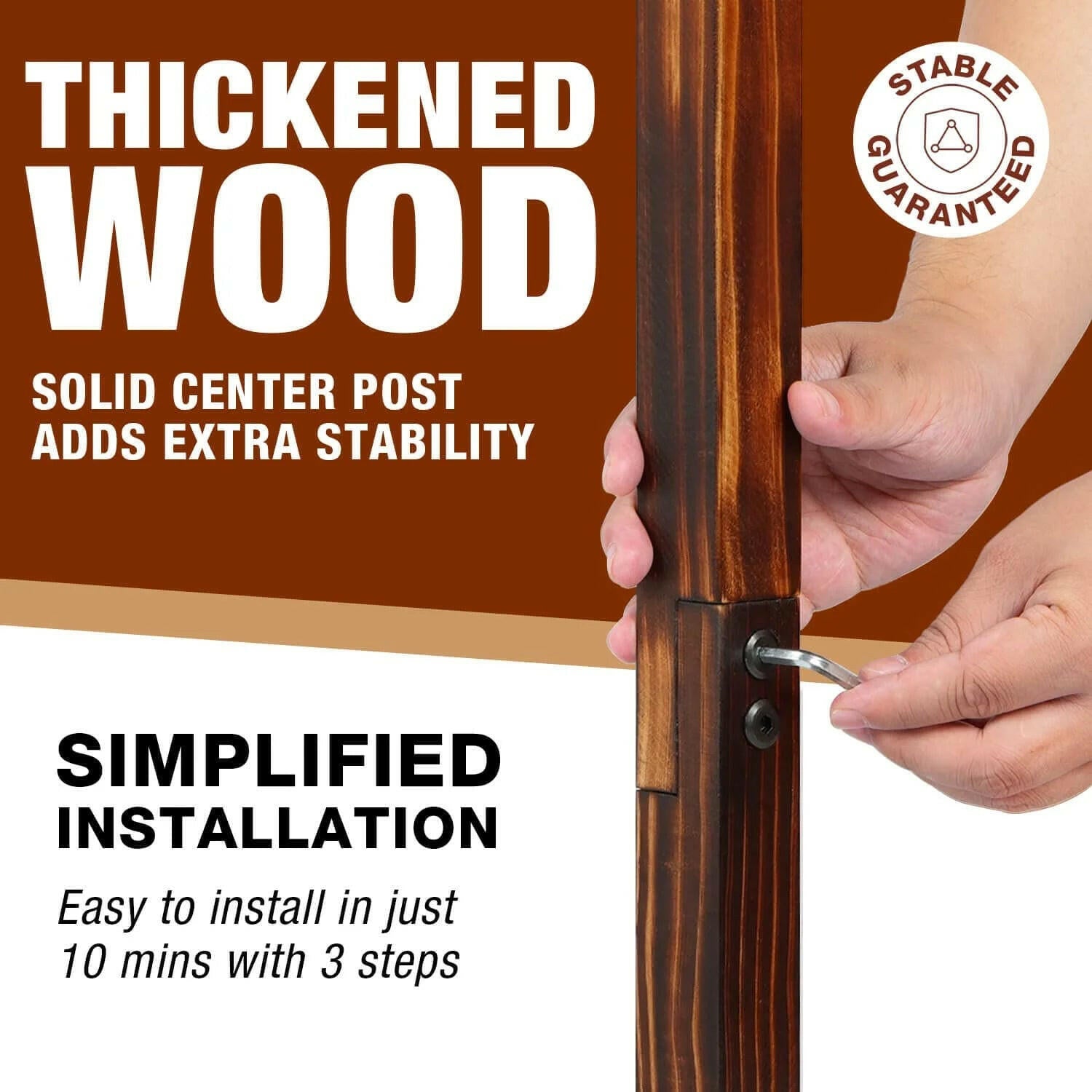 360° Rotating Wooden Fishing Rod Holder – Organizes Up to 16 Rods, Ideal Gift for Fishing Enthusiasts.