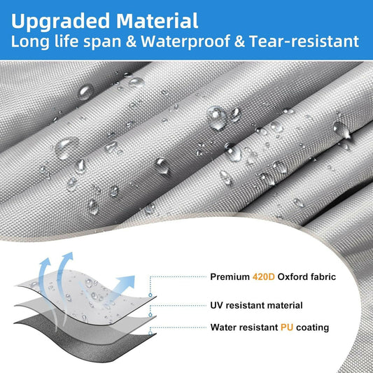 Stylish Waterproof Cover for Paddle Boats - Adjustable Support for 3 or 5 Person Fun! 🚤💧 #BoatLife #WaterSports.