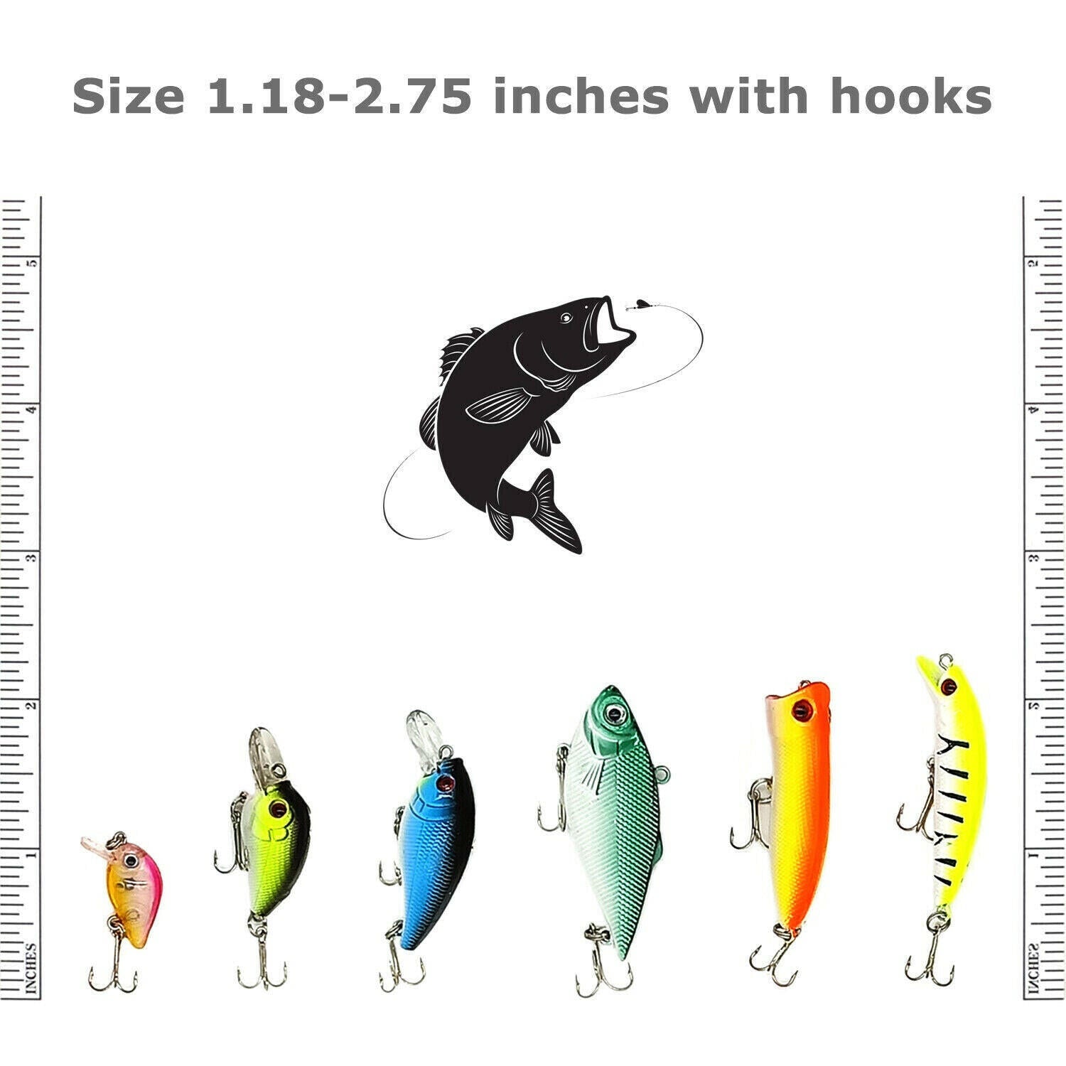 Ultimate Fishing Tackle Set: 30 Premium Lures, Crankbaits, and Hooks for Every Angler