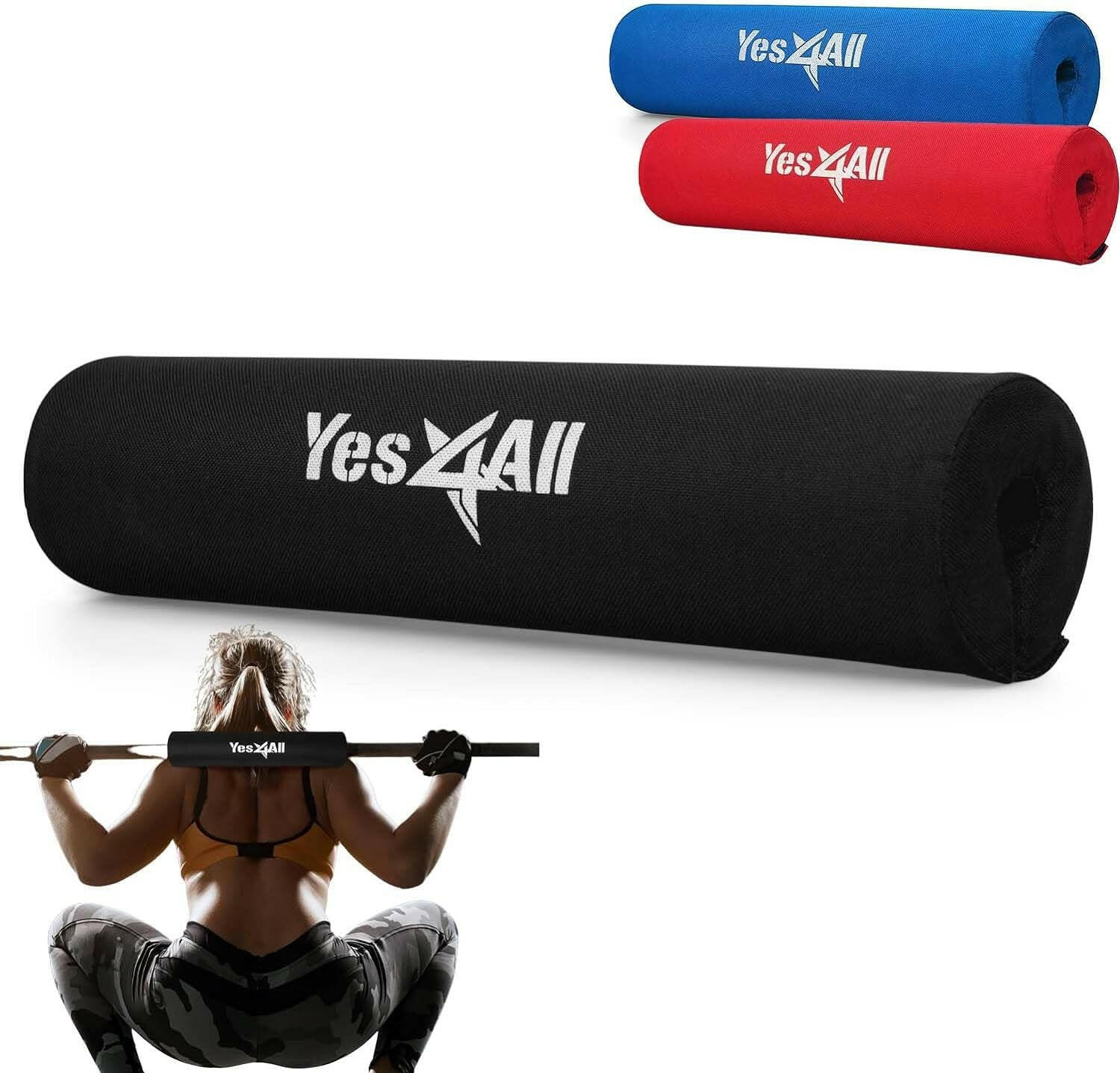 Ultimate Barbell Foam Pad - Neck & Shoulder Protection for Lunges, Squats & Hip Thrusts - Fits Standard Olympic Bars