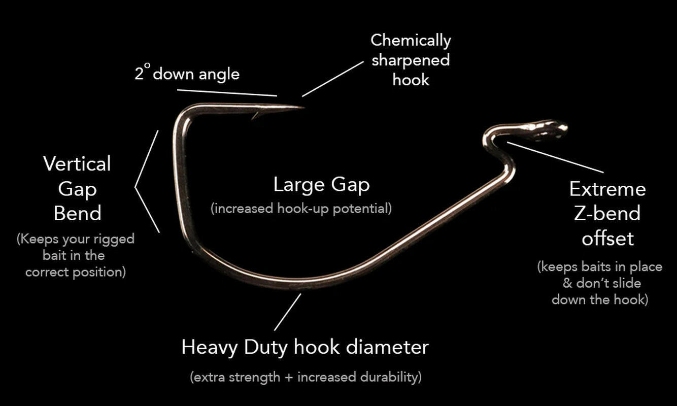 Wide Gap Texposer Hook - Perfect for Anglers Seeking Superior Bait Presentation.