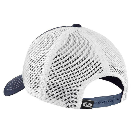 Navy and White Tarpon Trucker Cap