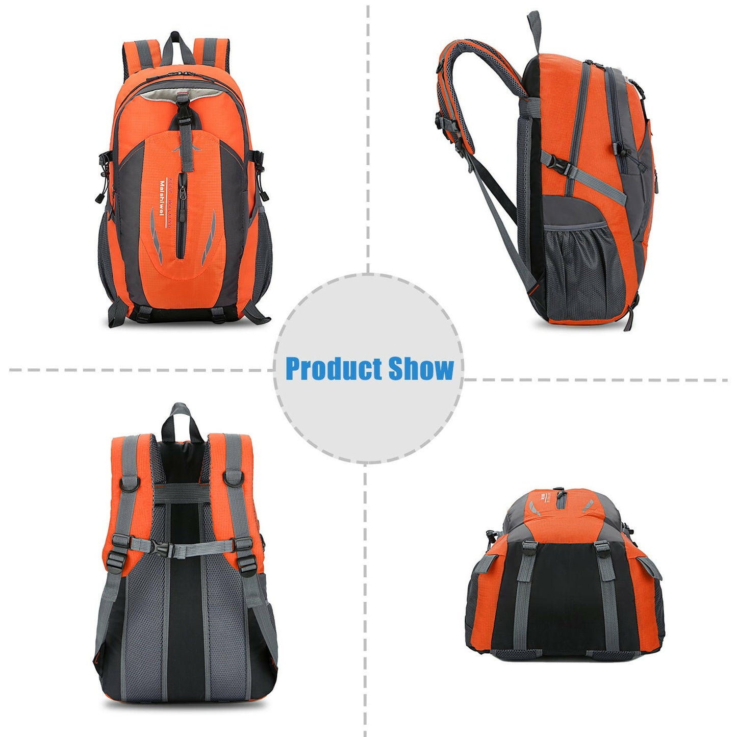 36L Waterproof Outdoor Backpack for Travel and Day Trips