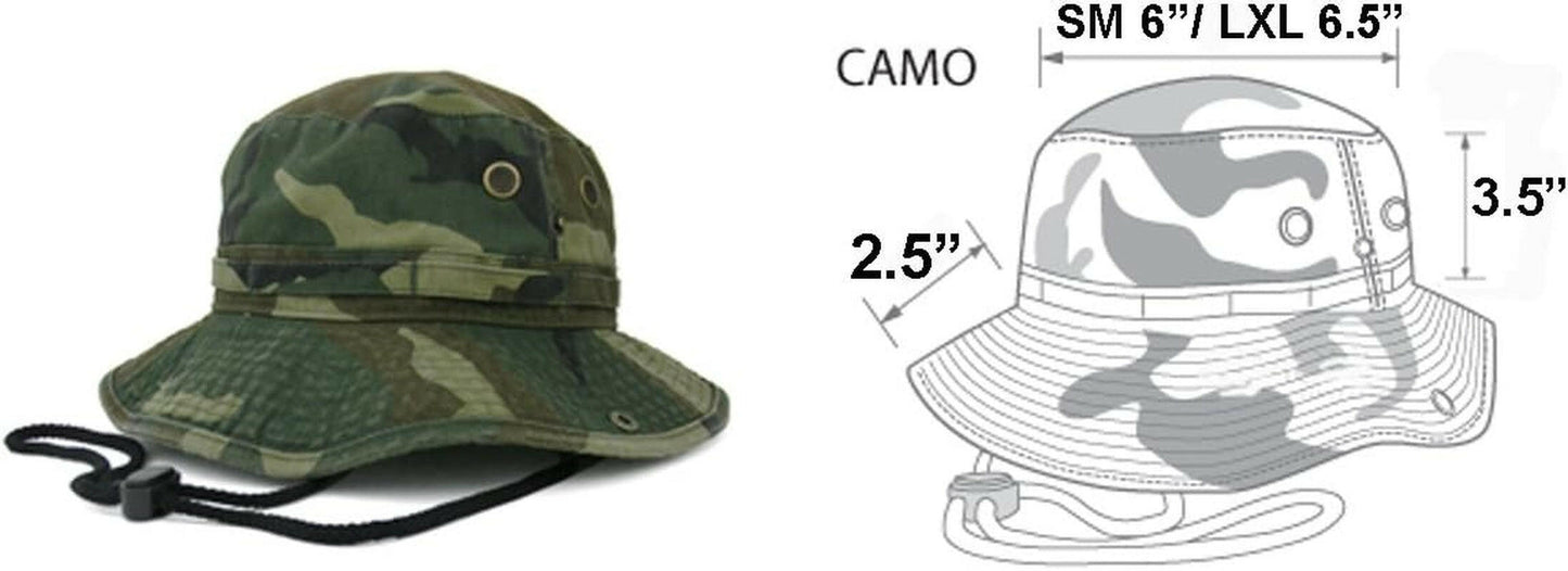 Ultimate Summer Outdoor Boonie Hat - Adjustable Bucket Hat for Hunting, Fishing, and Safari Adventures