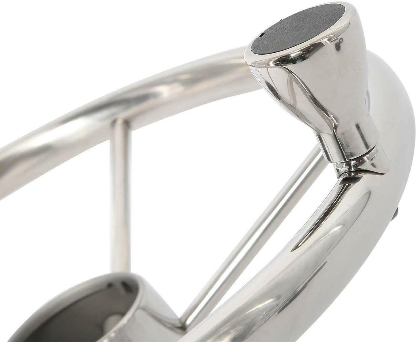 Revamp Your Ride with Our Chic 15.5" Stainless Steel Steering Wheel! 🛥️✨ #BoatLife #MarineGear.