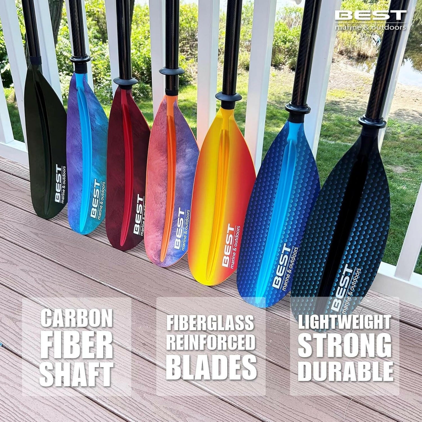 Lightweight Carbon Fiber Kayak Paddles - Perfect for Your Next Adventure! 🛶✨ Available in 220cm, 234cm, and 250cm!