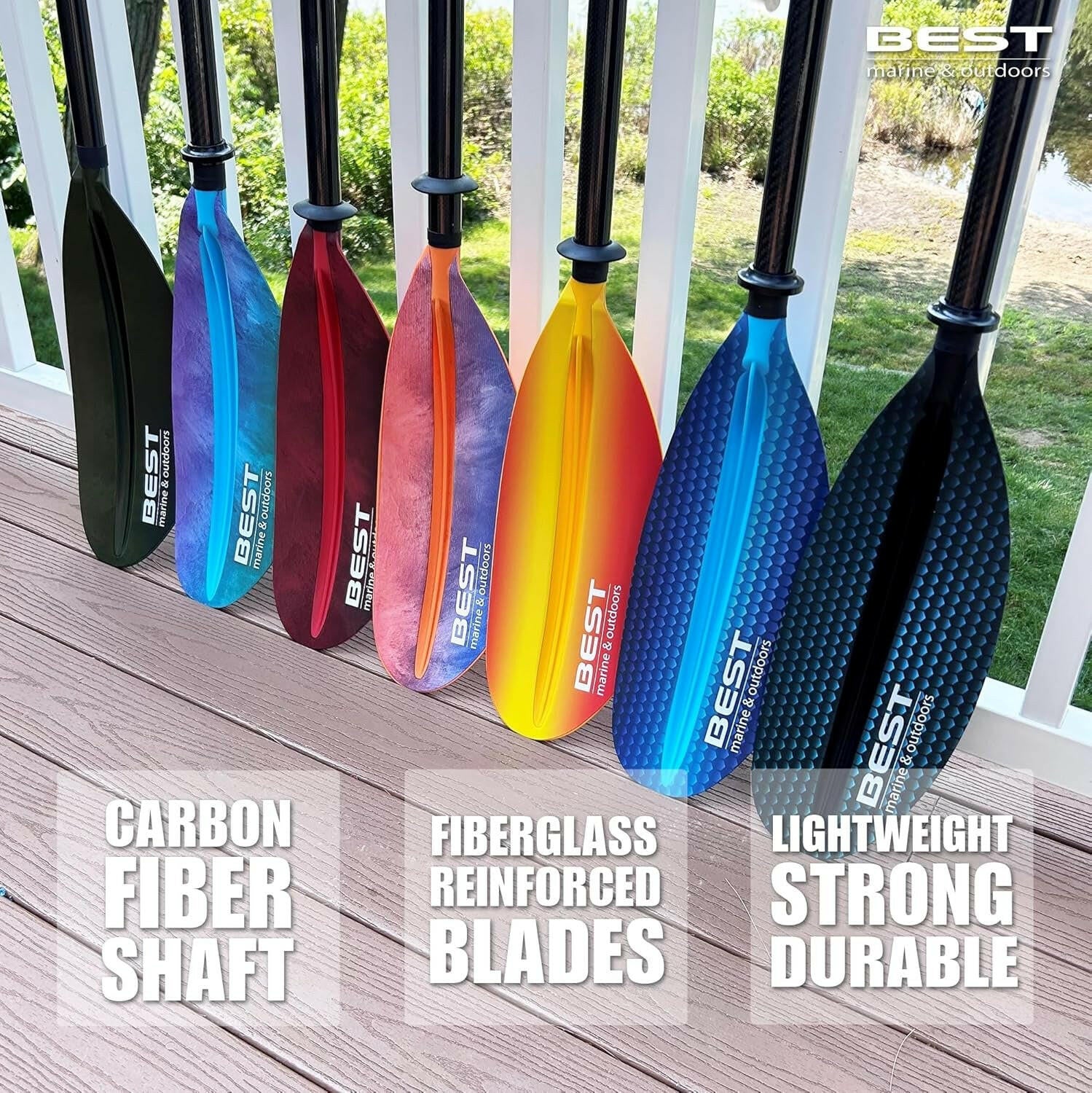 Lightweight Carbon Fiber Kayak Paddles - Perfect for Your Next Adventure! 🛶✨ Available in 220cm, 234cm, and 250cm!