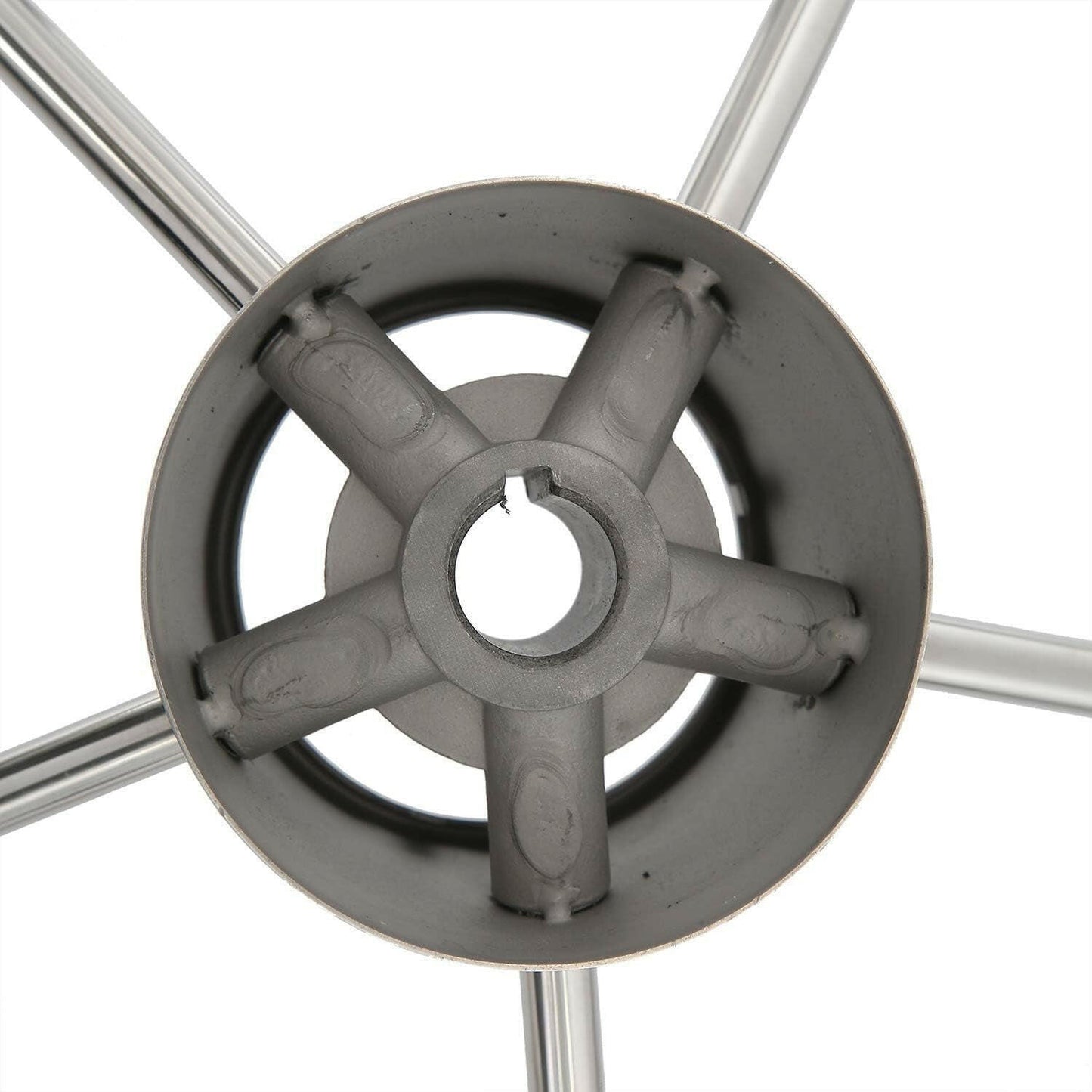 Revamp Your Ride with Our Chic 15.5" Stainless Steel Steering Wheel! 🛥️✨ #BoatLife #MarineGear.