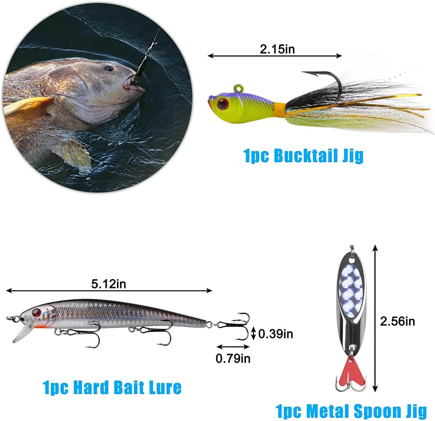 Ultimate Surf Fishing Tackle Kit: Complete with Hooks and Swivels for a Successful Catch!.