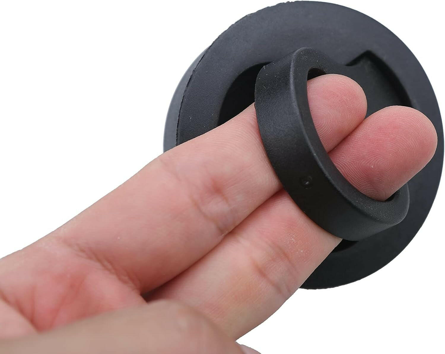 Upgrade Your RV or Boat with Our Sleek 2'' Black Plastic Flush Pull Slam Latch! Perfect for Deck Hatches & Cabinets! 🛥️✨ #MarineHardware #RVLife.