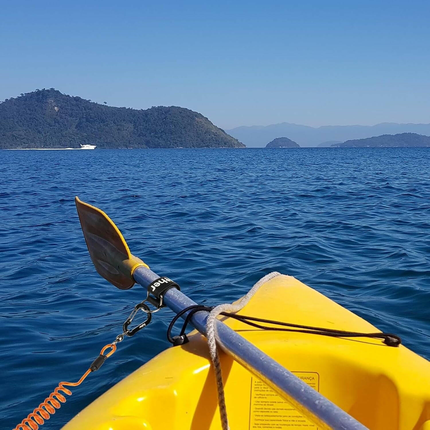 2 Pack Heavy Duty Fishing Lanyard - Retractable Coiled Straps for Rods, Kayak Paddles, and Paddle Boards - Essential Fishing Accessories.