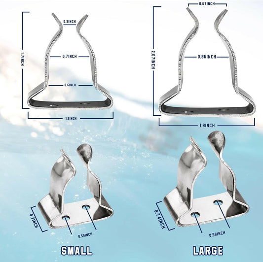 Keep Your Oars in Place with These Chic Stainless Steel Spring Clips! 🚤⚓️ #BoatLife #MarineGear #OutdoorAdventure.