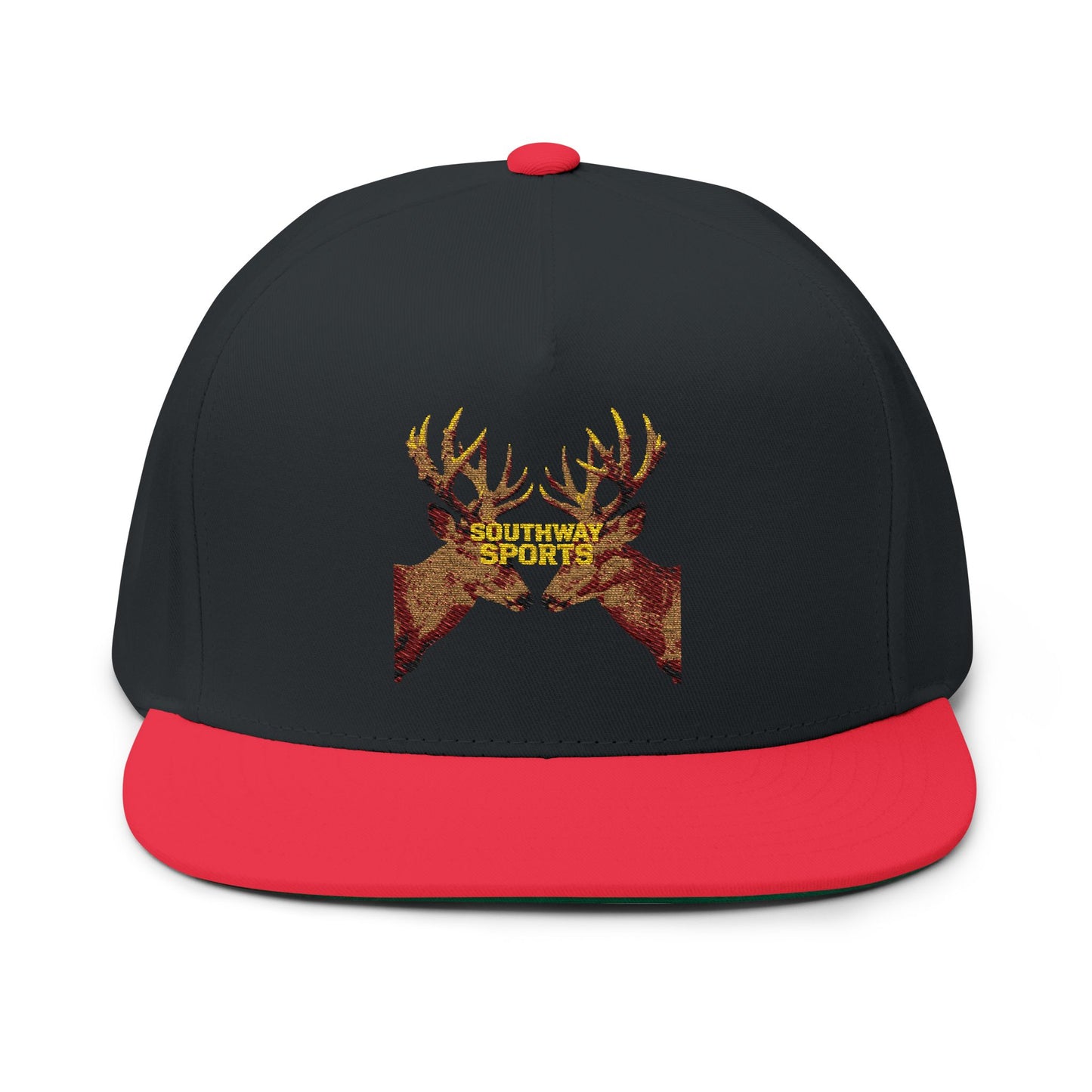 FLATBIL Cap with Whitetail Deer Design